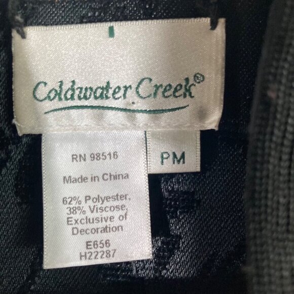 Womens Coldwater Creek Tapestry Jacket Brown Floral PM Polyester Viscose - Picture 8 of 8